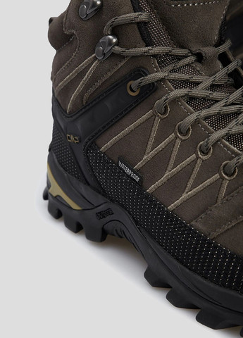 Коричневые демисезонные коричневые ботинки для треккинга rigel mid trekking shoe wp CMP