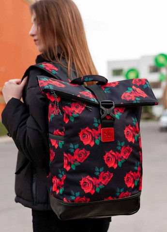 Рюкзак роллтоп Travel bag червоні троянди RKTB04055 SG (277610039)