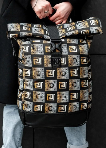 Рюкзак роллтоп Travel bag греко черный RKTB07069 SG (277610031)