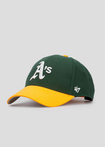 Темно-зеленая кепка с вышивкой Oakland Athletics 47 Brand (277324969)