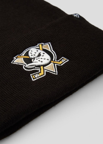 Черная шапка Nhl Anaheim Ducks с нашивкой 47 Brand (277607075)