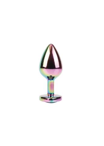 Анальна пробка Rainbow Heart Gem Plug Medium Chisa (277608306)