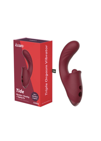 Вібратор для жінок Triple Orgasm Vibrator Kissen Tide Chisa (277608378)