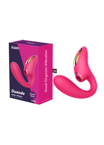 Двойной вибростимулятор для женщин Dual Orgasm Vibrator Kissen Duende Chisa (277608390)
