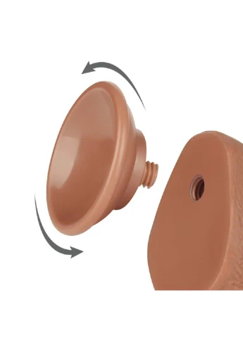Фаллоимитатор на присоске Sliding Skin Dual Layer Dong Brown 7.5 Lovetoy (277608410)