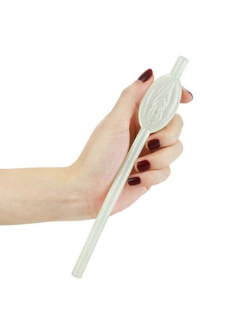 Коктейльні трубочки у формі статевих губ Glow in the Dark Pussy Straws 9шт Lovetoy (277608406)