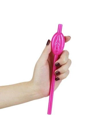 Коктейльні трубочки у формі статевих губ Original Pussy Straws 9шт Lovetoy (277608427)