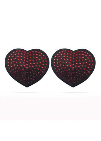 Стикини с красными горошинками Reusable Red Diamond Heart Nipple Pasties Lovetoy (277608401)