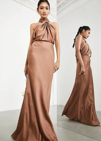 Коричневое платье Asos