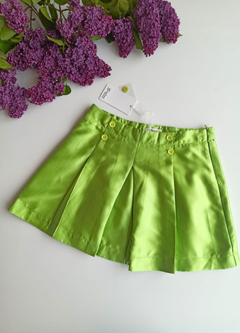 Зеленый летний комплект костюм для девочки юбка+футболка ge620730/614713 Gaialuna