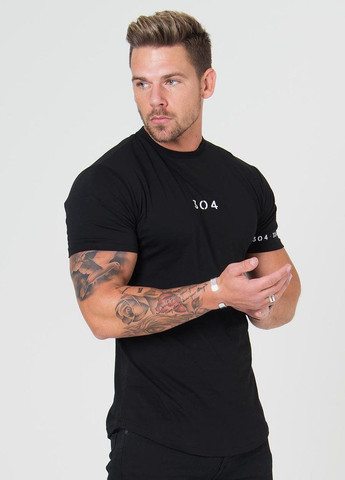 Чорна чоловіча футболка Alpha