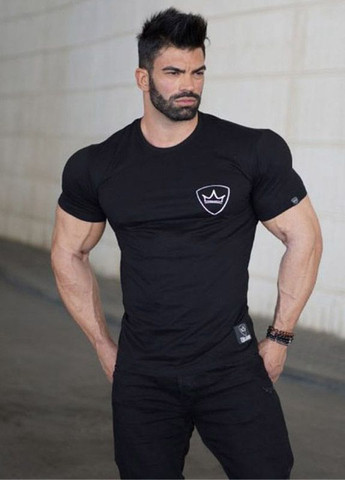Черная мужская футболка MCET
