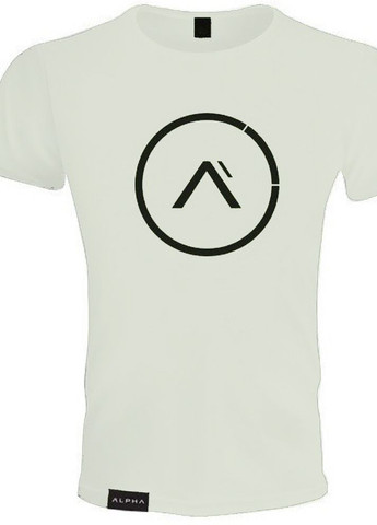 Біла чоловіча футболка Alpha