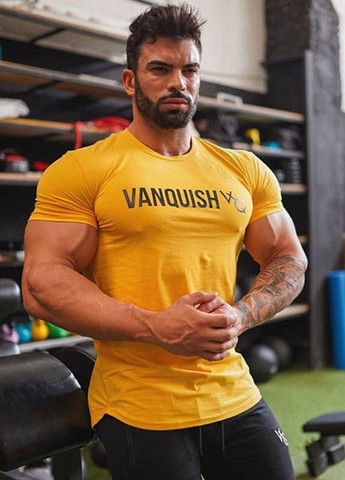 Желтая мужская футболка VQH