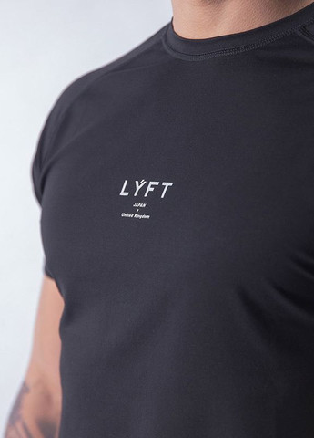 Черная мужская футболка Lyft