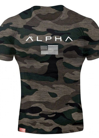 Хакі (оливкова) чоловіча футболка Alpha