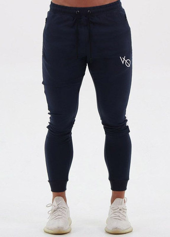 Темно-синие спортивные демисезонные брюки VQH