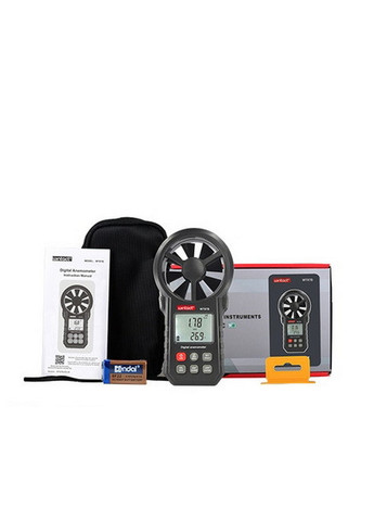Анемометр USB-крильчатий, Bluetooth 0,3-30м/с, -10-45°C Wintact (277689699)