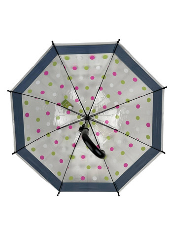 Прозрачный детский зонт трость полуавтомат Rain (277690332)