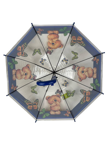 Прозора дитяча парасолька тростина напівавтомат Rain (277689317)