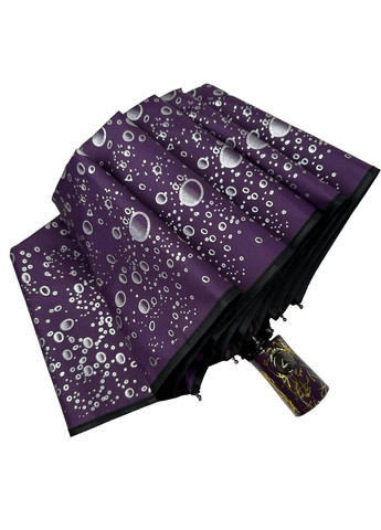 Фиолетовый зонт полуавтомат женский Toprain (277689279)