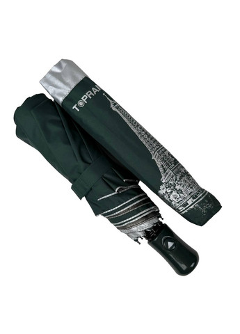 Зелёный зонт полуавтомат женский Toprain (277690279)