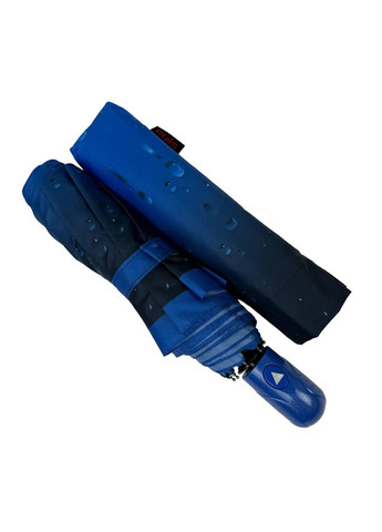 Синя зонт напівавтомат жіночий Toprain (277689280)