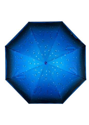 Синя зонт напівавтомат жіночий Toprain (277689280)