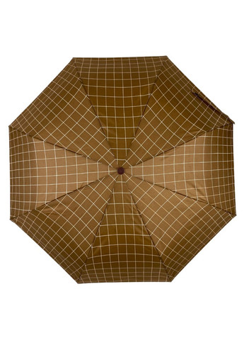 Коричневый зонт полуавтомат женский Toprain (277690302)