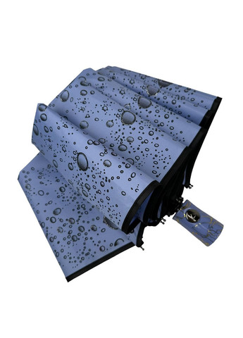 Блакитна зонт напівавтомат жіночий Toprain (277692329)