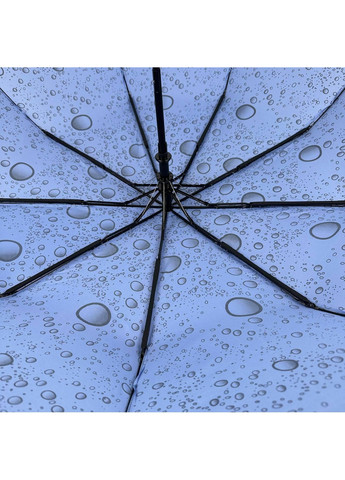Блакитна зонт напівавтомат жіночий Toprain (277692329)