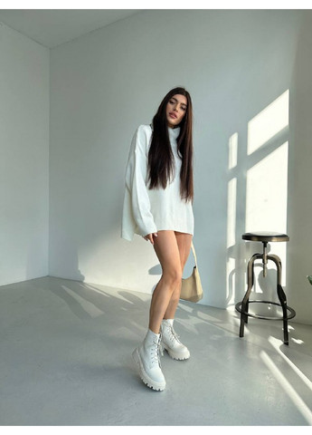 Осенние кожаные женские ботинки VZUTIK