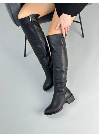 Осенние женские кожаные сапоги VZUTIK