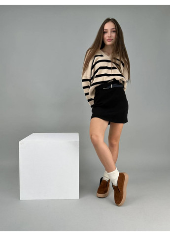 VZUTIK Женские замшевые лоферы оранжевый з натуральная замша, украина — всесезон (277692890)