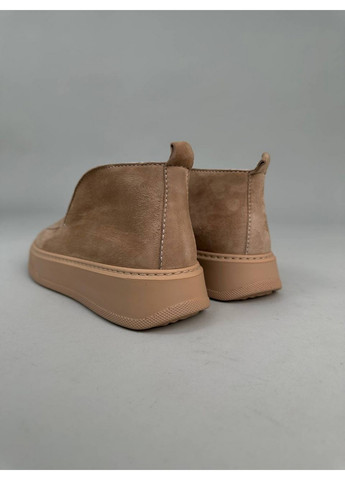 VZUTIK Женские замшевые лоферы светло-коричневый з натуральная замша, украина — всесезон (277692859)