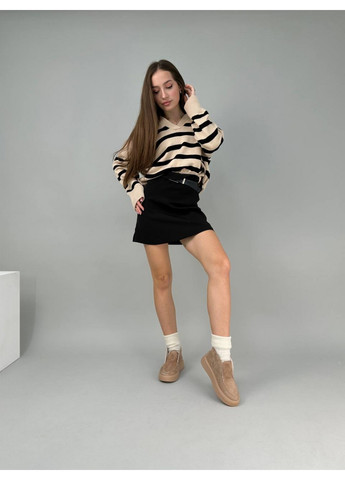 VZUTIK Женские замшевые лоферы светло-коричневый з натуральная замша, украина — всесезон (277692859)