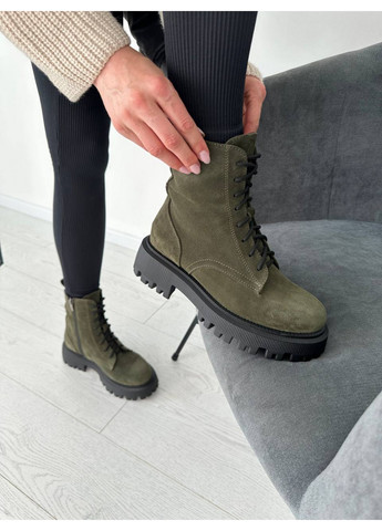 Осенние замшевые женские ботинки VZUTIK из натуральной замши