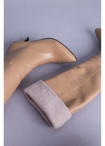 Шкіряні жіночі чоботи-труби VZUTIK (277692965)