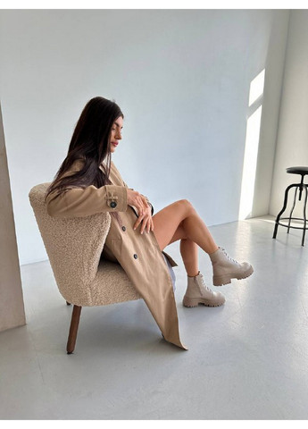 Осенние кожаные женские ботинки VZUTIK