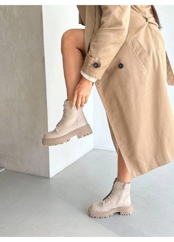 Осенние кожаные женские ботинки VZUTIK