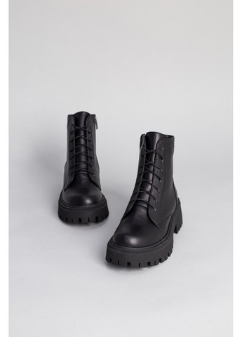 Осенние кожаные женские ботинки VZUTIK