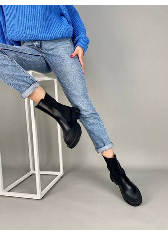 Осенние женские кожаные ботинки VZUTIK