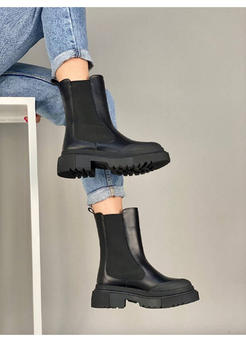 Осенние женские кожаные ботинки VZUTIK