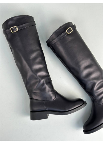 Осенние женские кожаные сапоги VZUTIK