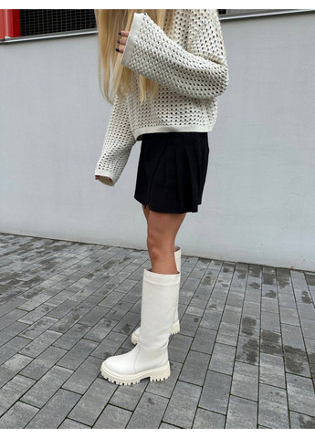 Осенние женские кожаные сапоги VZUTIK