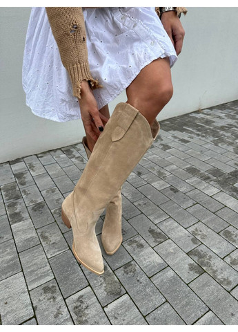 Осенние женские замшевые сапоги VZUTIK