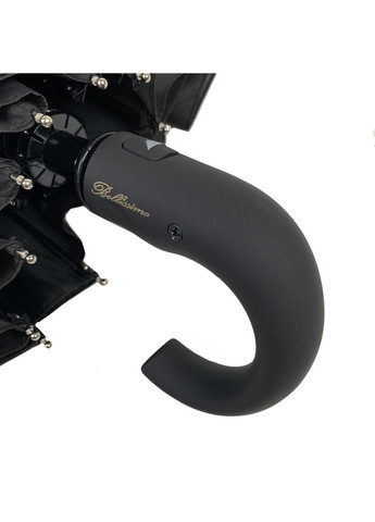 Чёрный складной мужской зонт полуавтомат Bellissima (277693234)