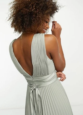 Оливковое (хаки) платье Asos