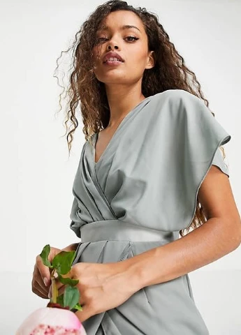 Оливкова (хакі) сукня Asos