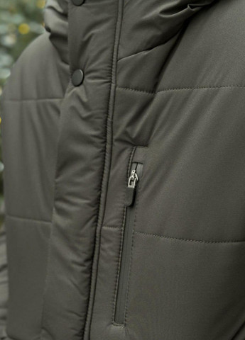 Оливковая (хаки) зимняя мужская зимняя куртка s m l xl ххl(46 48 50 52 54) хаки No Brand